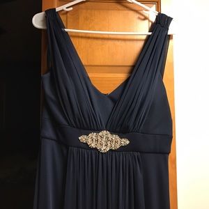 Navy Evening Dress