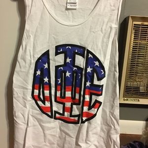 delta phi epsilon patriotic tank top!