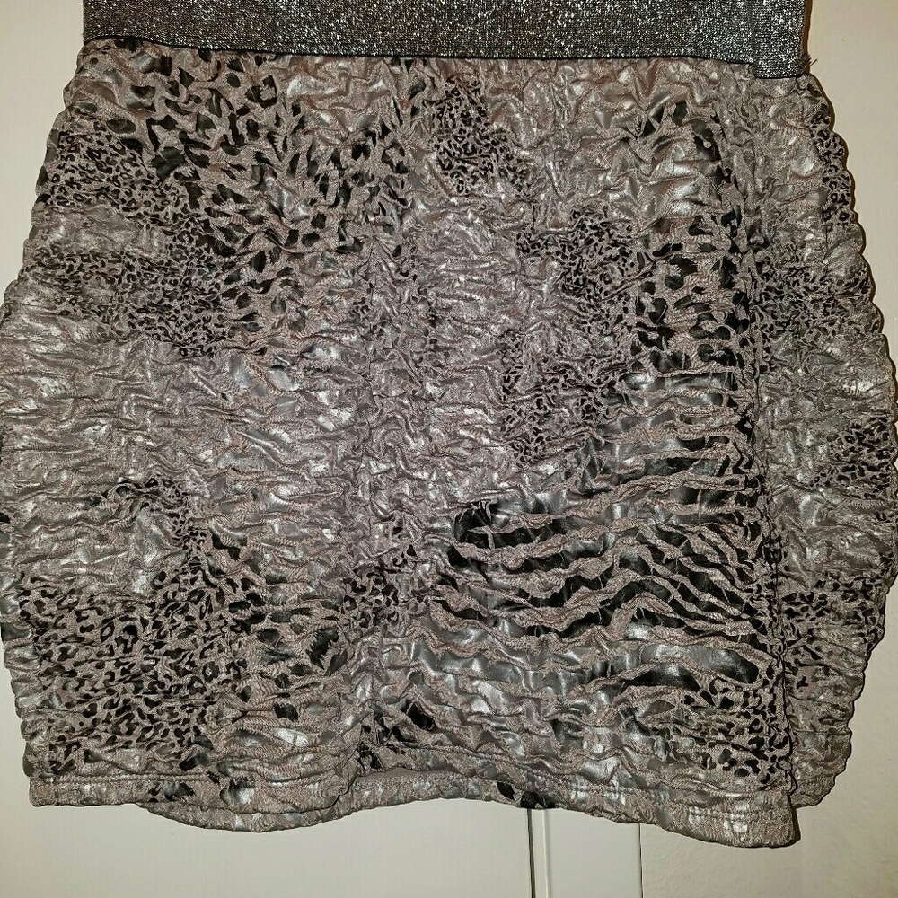 Animal print skirt