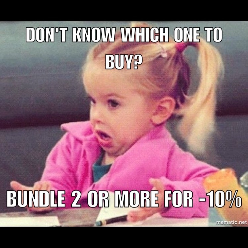 Bundle discount available