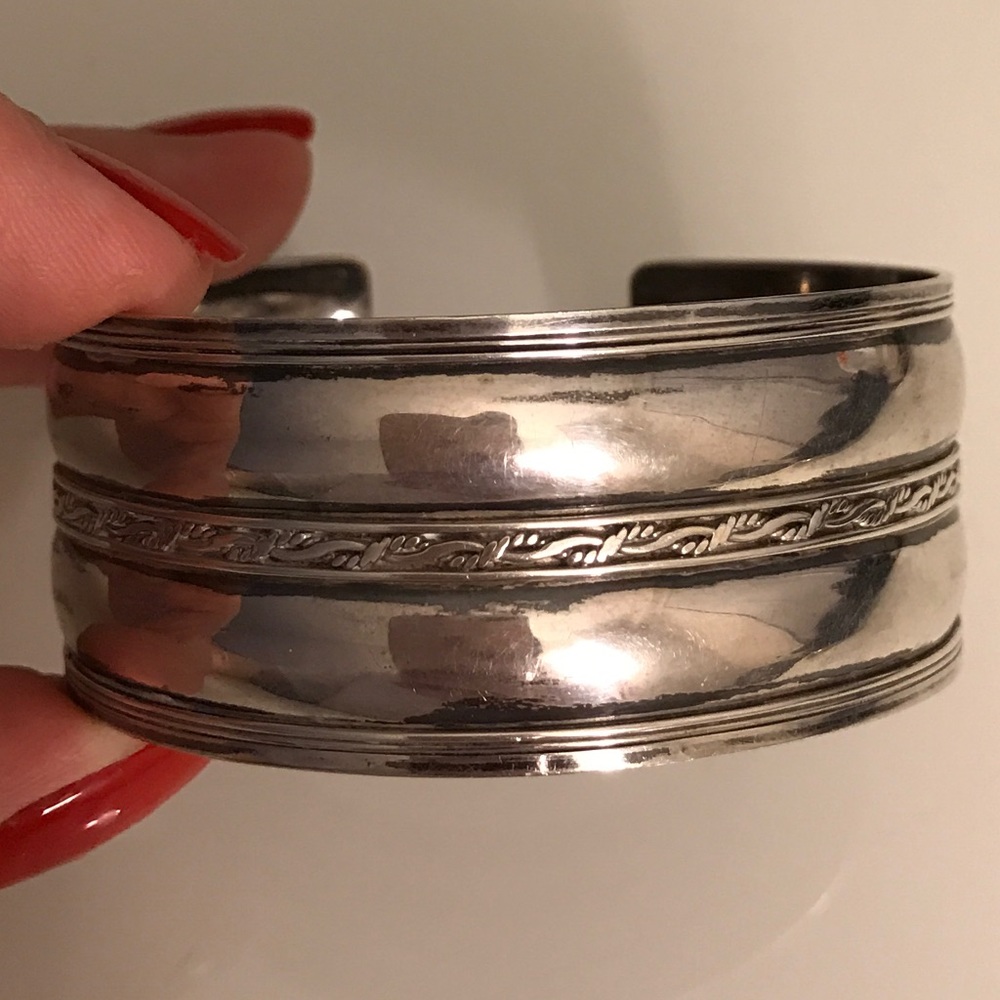 Sterling Silver 925 Cuff Bracelet