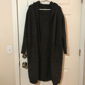 Forever 21 hooded cardigan sweater
