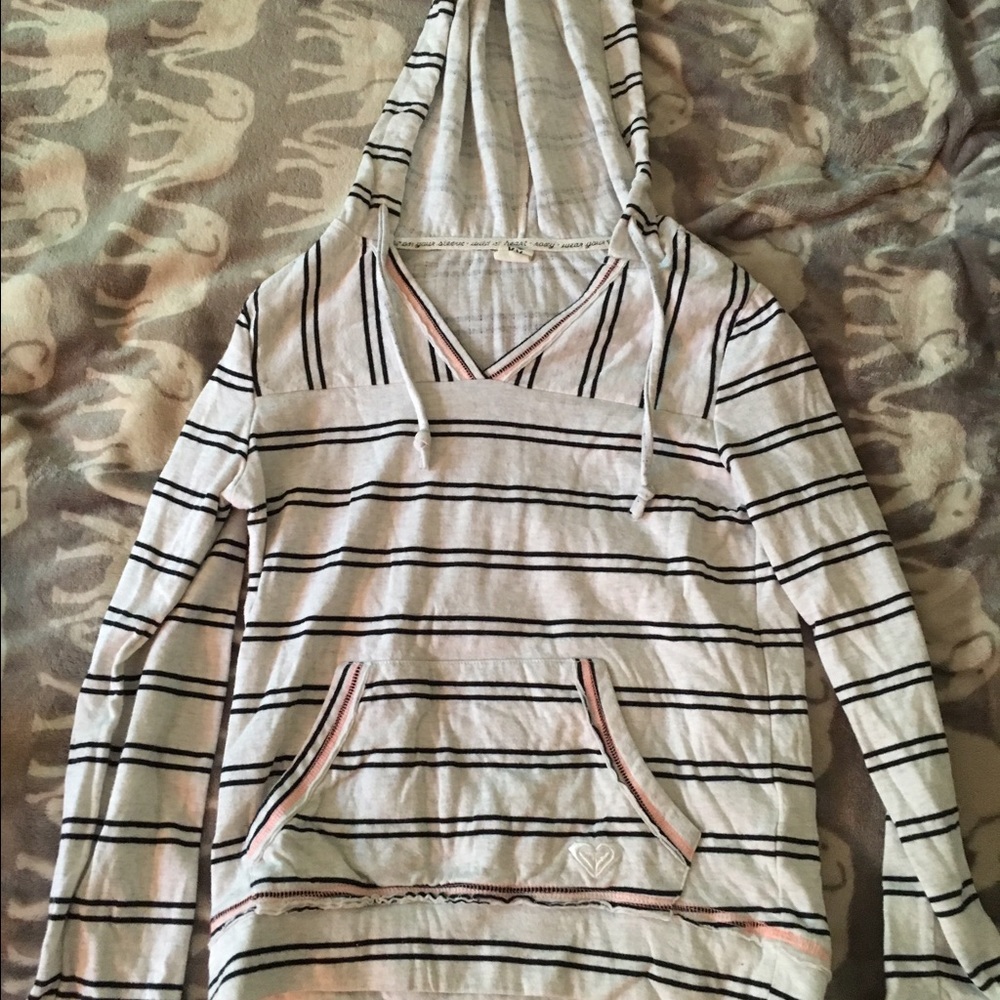 low cut hoodie