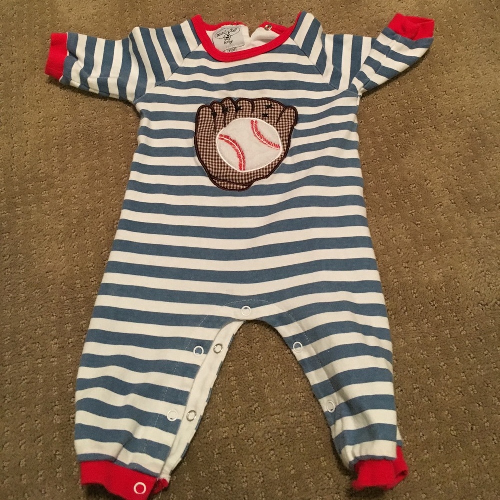 Mud pie long sleeve onesie