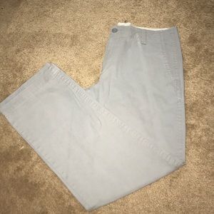 Broken-in khakis