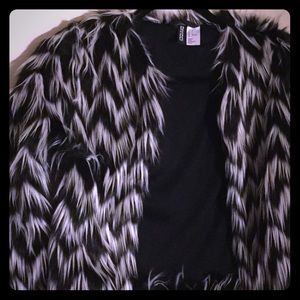 Faux fur jacket