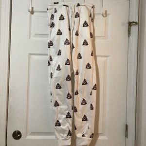 Cute emoji pajama sleep pants