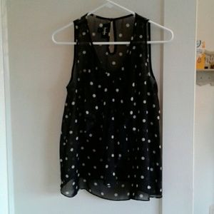 Polka dot top