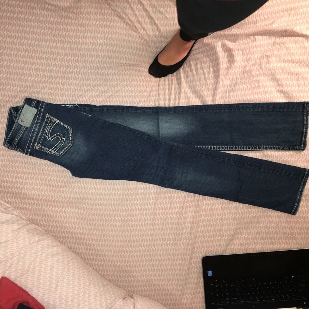 Aiko Baby Boot Silver Jeans 26