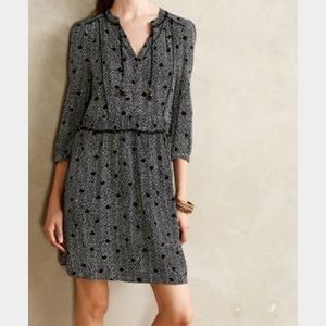 Anthropologie Black White XSmall Dress by Maeve