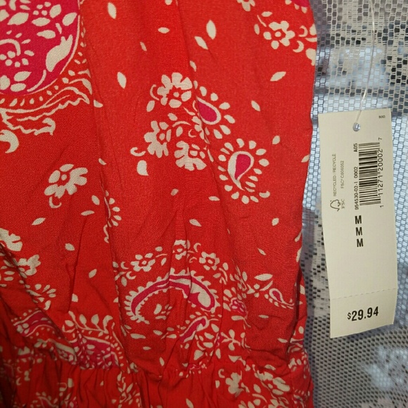 Old Navy Red Sleeveless Dress - Picture 4 of 4