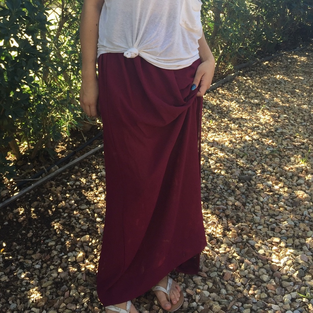 Maroon dress