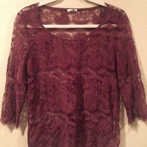 FOSSIL Vintage Lace Blouse