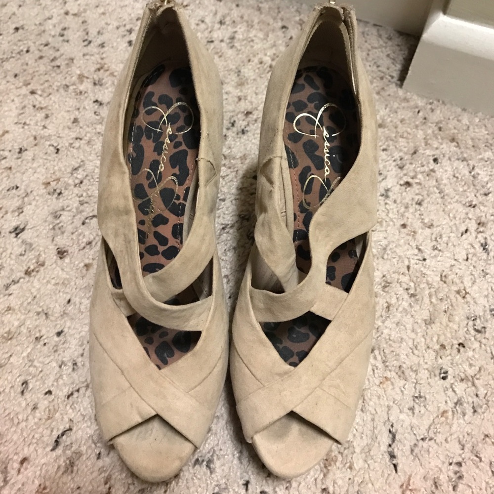 Jessica Simpson Suede Wedges