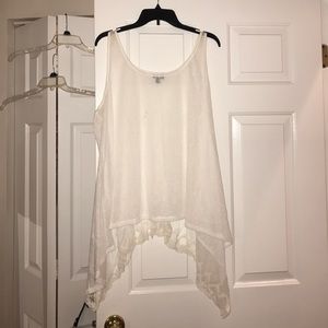 White laced bottom top