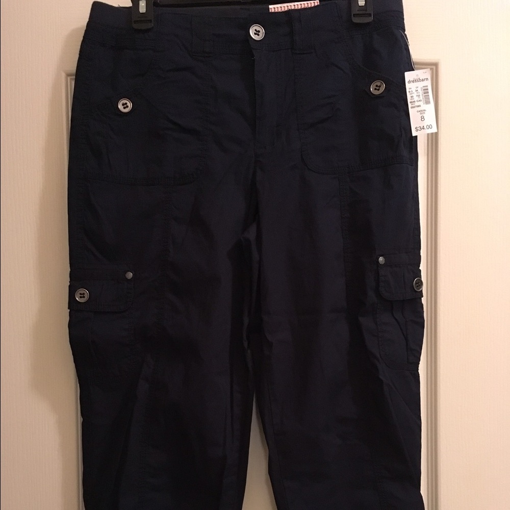 Black Capri pants size 8 Dressbarn