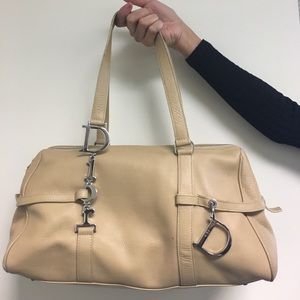 Tan Leather Christian Dior Handbag