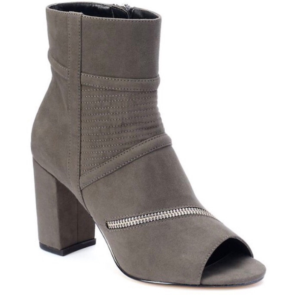 Daya women peep toe heel bootie. DAYA by ZENDAYA.
