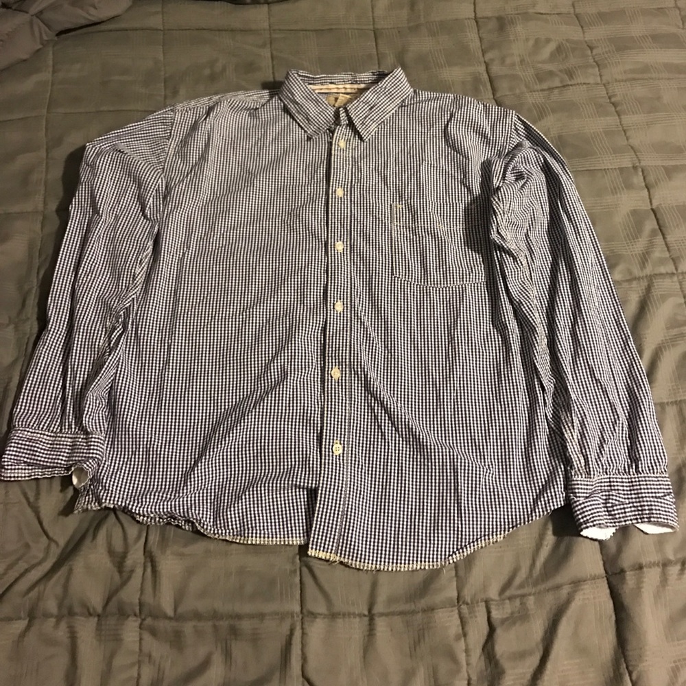 Casual Checkered Button Up Shirt