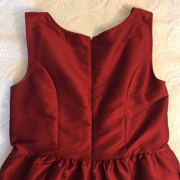 eshakti Dresses - Red Full Skirt Dress eshakti Dresses - Red Full Skirt Dress