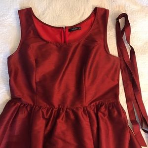 eshakti Dresses - Red Full Skirt Dress eshakti Dresses - Red Full Skirt Dress