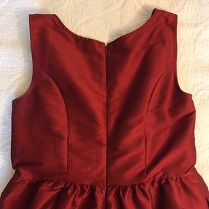 eshakti Dresses - Red Full Skirt Dress eshakti Dresses - Red Full Skirt Dress