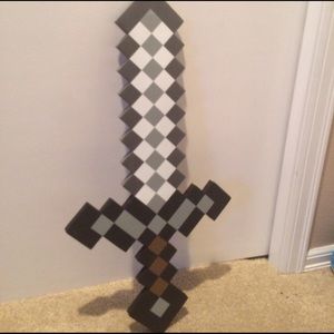 Mine craft foam sword