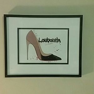 Handmade  portrait of the Louboutin  So kate