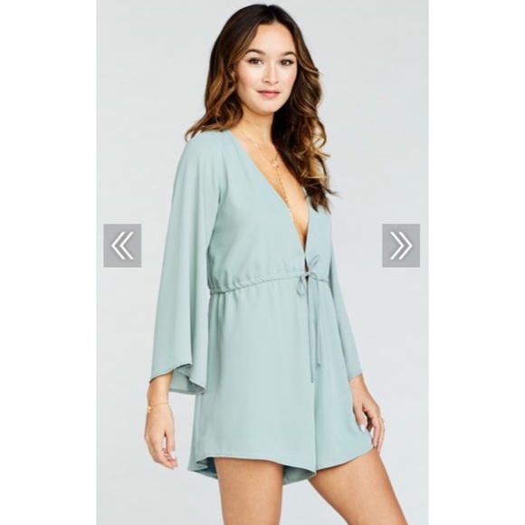 Show Me Your MuMu Dresses - Navy Floral Romper Show Me Your MuMu Dresses - Navy Floral Romper