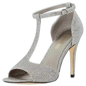 Heel Silver Sandals