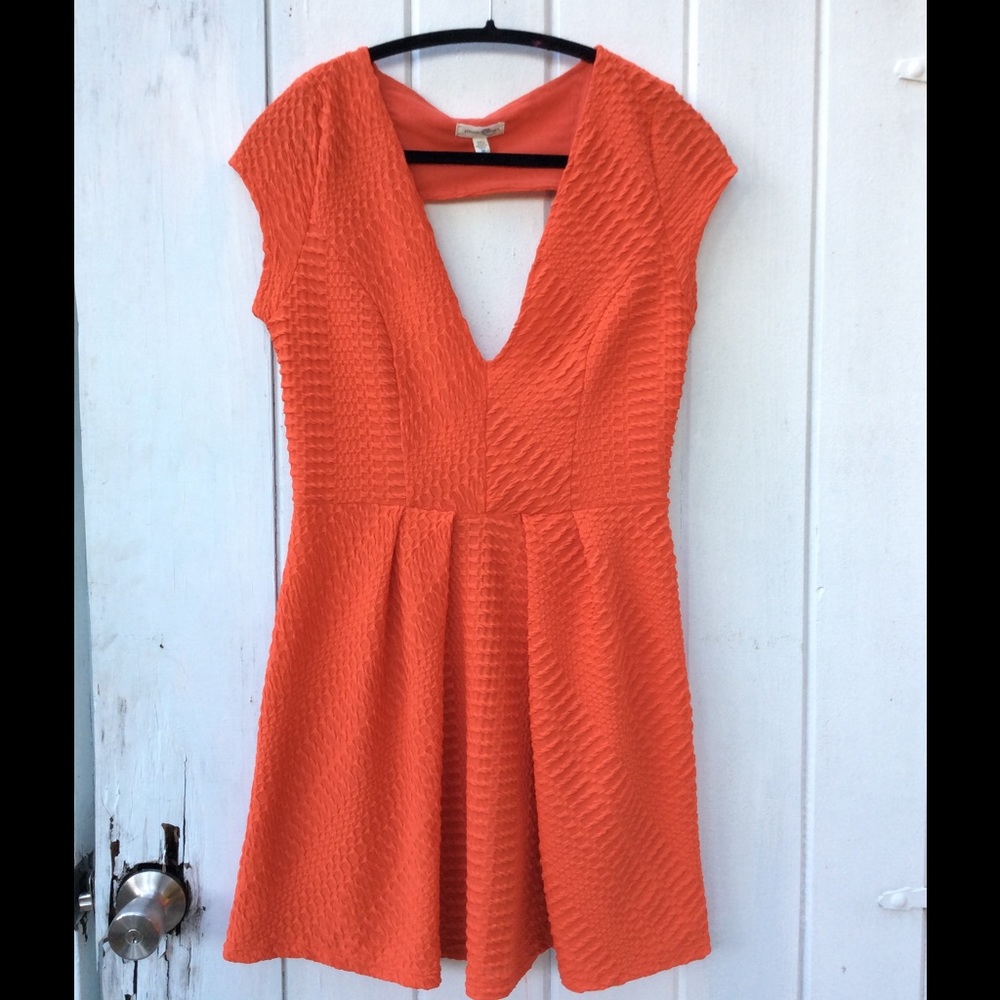 Urban Outfitters Red Backless Dress