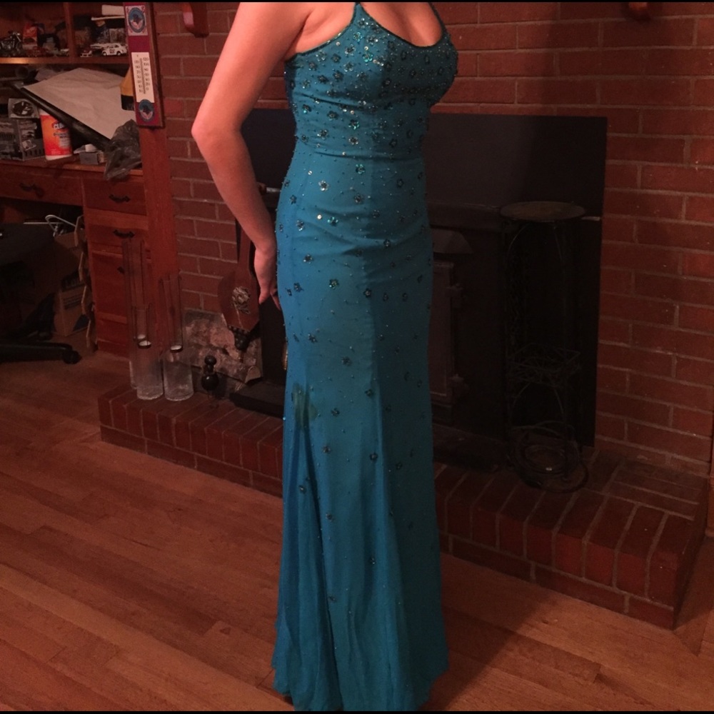 Teal prom/formal