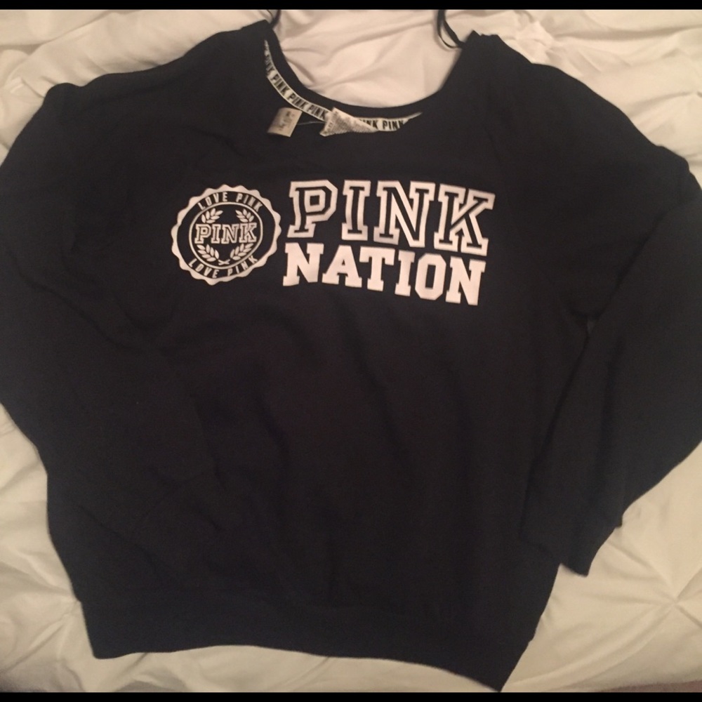PINK NATION slouch crew