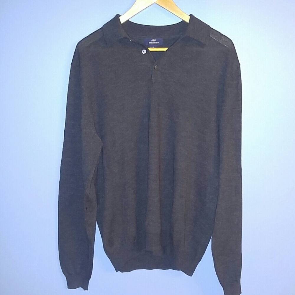 100% merino wool men's pullover