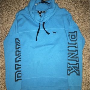 PINK sweatshirt (cowl necked)