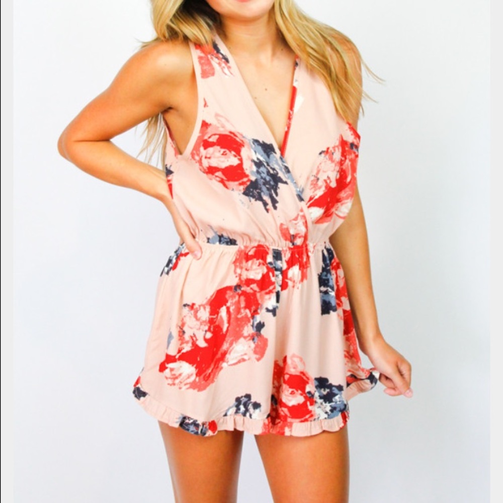 Impeccable Pig Floral Frenzy Romper