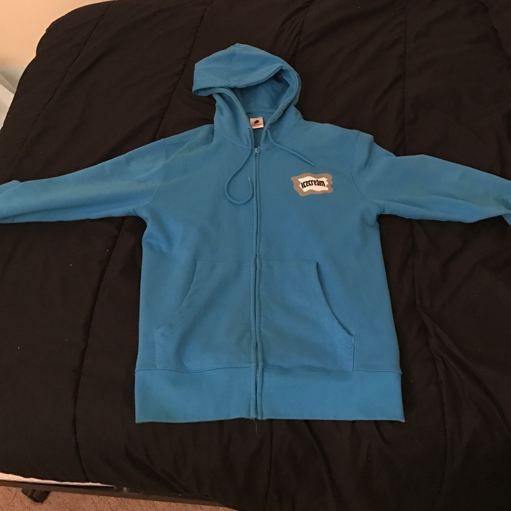 Electric Blue Ice Cream Hoodie