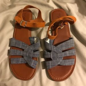 TOMS sandals. Never worn.
