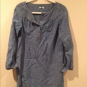 FOSSIL Jean Tunic / Dress Long Sleeve