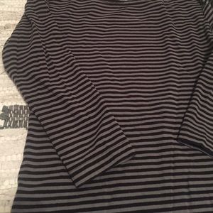 H&M Tops - Flash Sale! Black & Gray Striped Tee H&M Tops - Flash Sale! Black & Gray Striped Tee