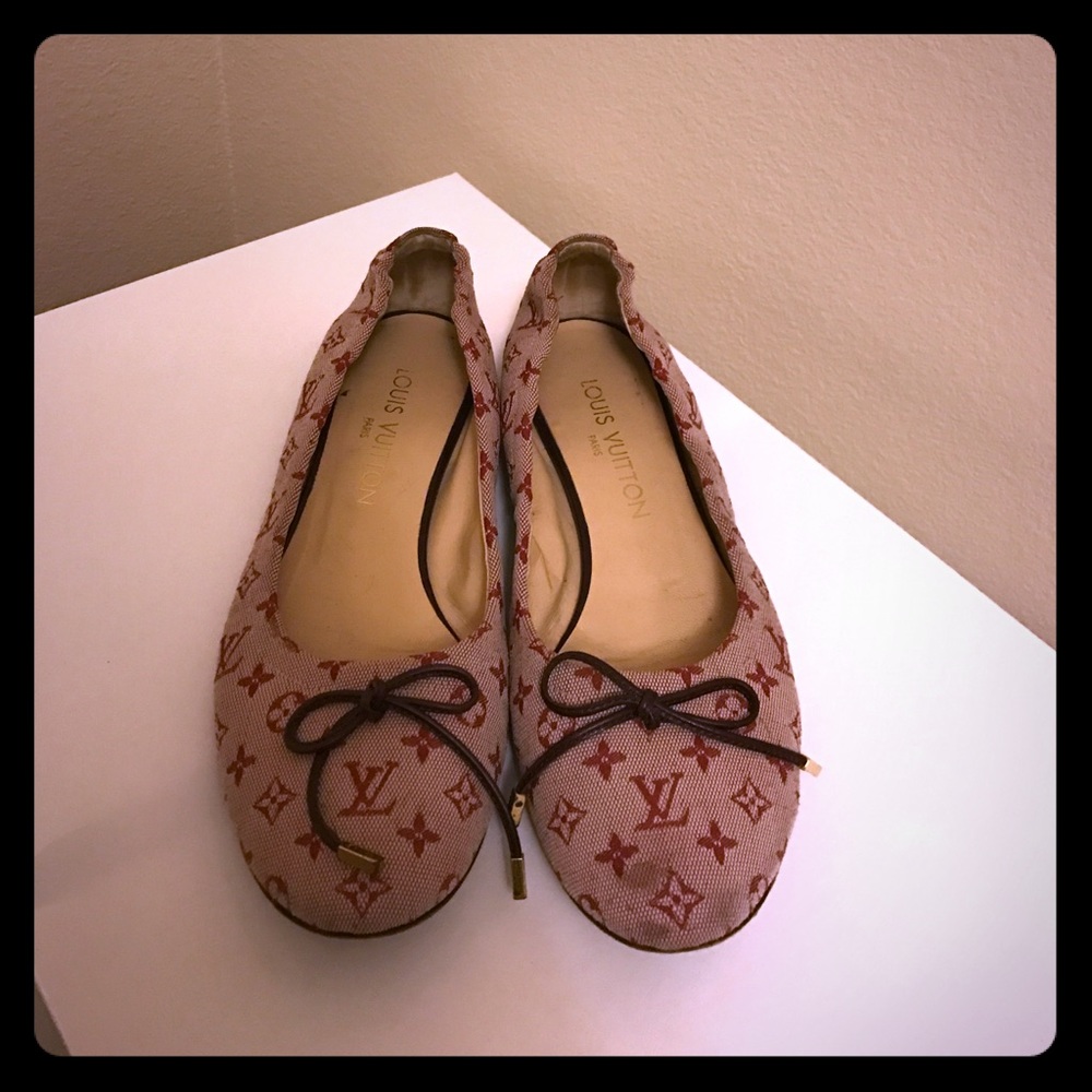 Louis Vuitton Monogrammed Ballet Flat
