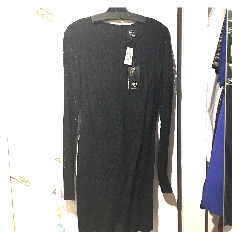 McQ Alexander McQueen black lace dress - Picture 2 of 6