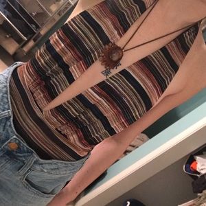 Multicolor body suit