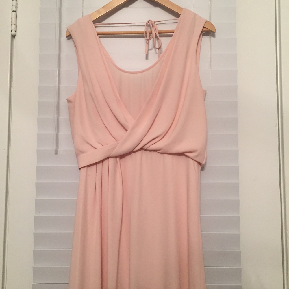 White House Black Market Blush Dress