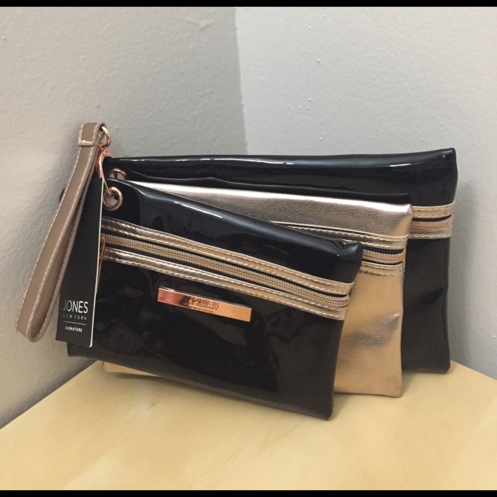 Jones New York 3 Pvc Wristlet