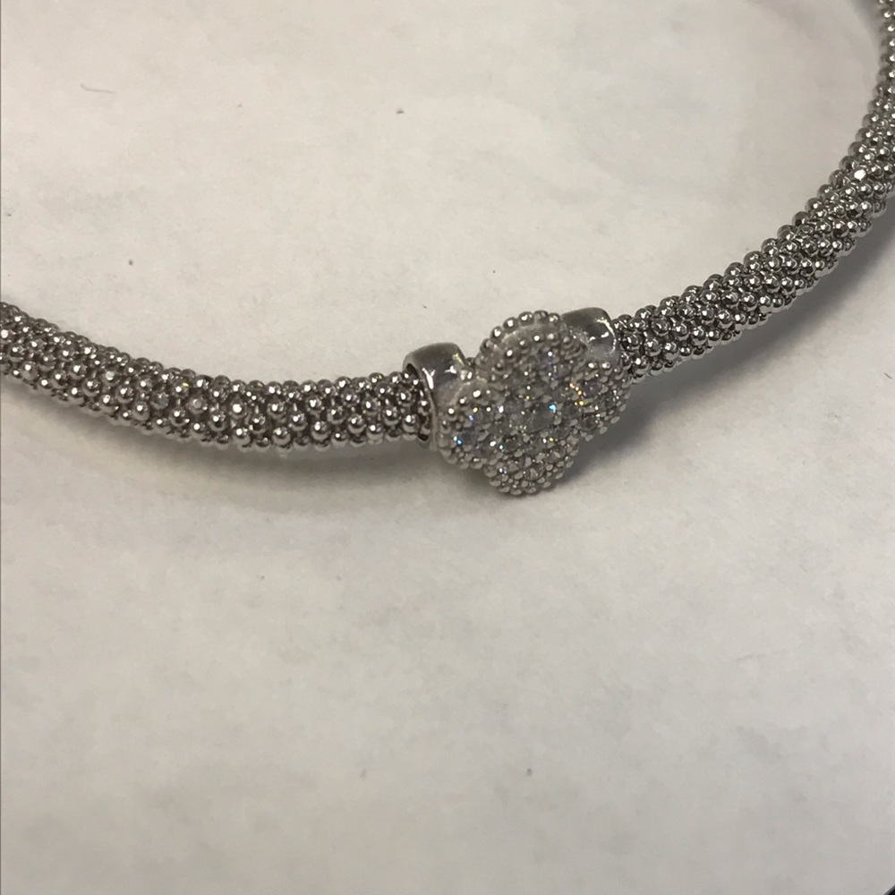 Sterling silver bangle - Picture 2 of 3