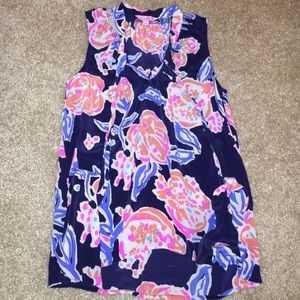 Lilly Pulitzer Top "The Shore Life" Print