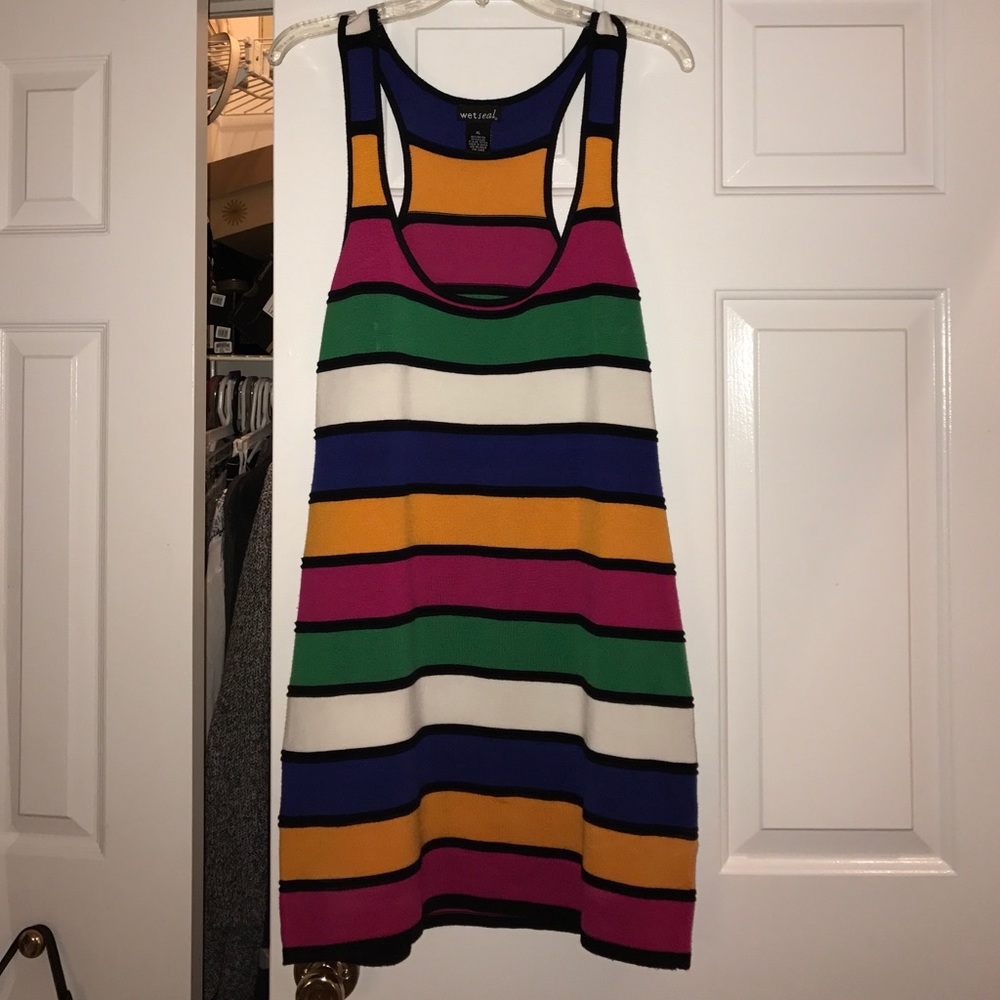 Multicolor mini dress