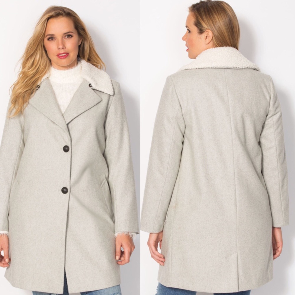 Sherpa Collar Coat