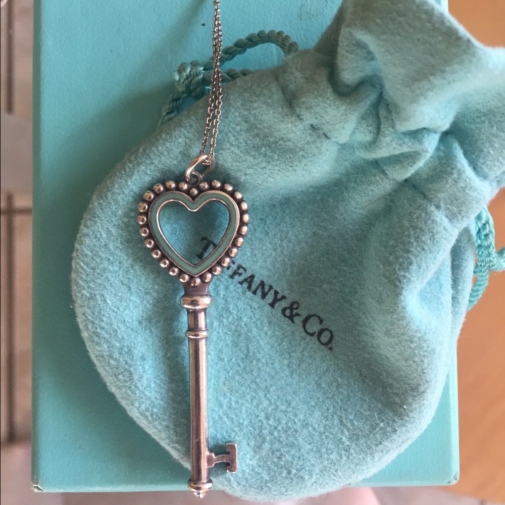 Tiffany & Co. key necklace